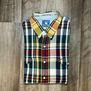 Texas Cotton Contemporary X-Long Tails Long Sleeve Button Down Shirt - XL